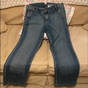 Old navy pants flare wide leg